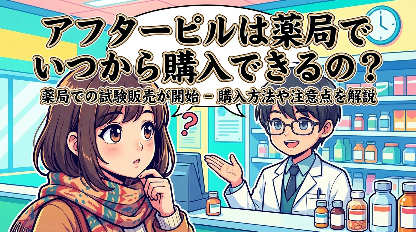 アフターピルは薬局でいつから購入できるの？