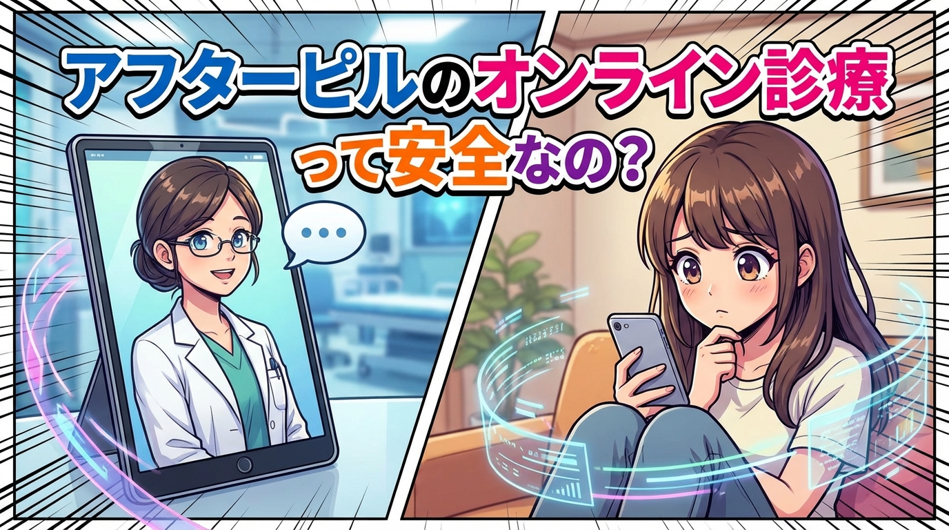 アフターピルのオンライン診療って安全なの？