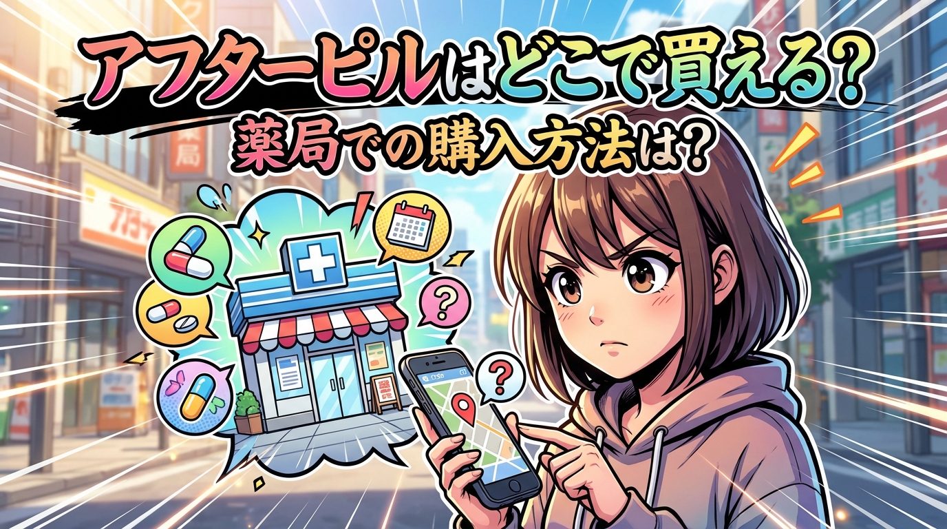 アフターピルはどこで買える？薬局での購入方法は？