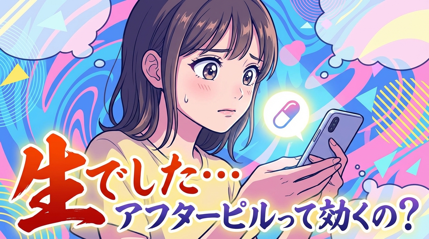 生でした…アフターピルって効くの?