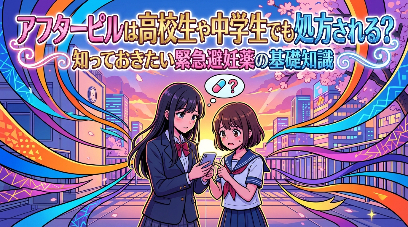 アフターピルは高校生や中学生でも処方される？