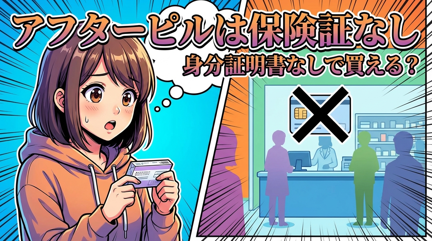 アフターピルは保険証なし身分証明書なしで買える？