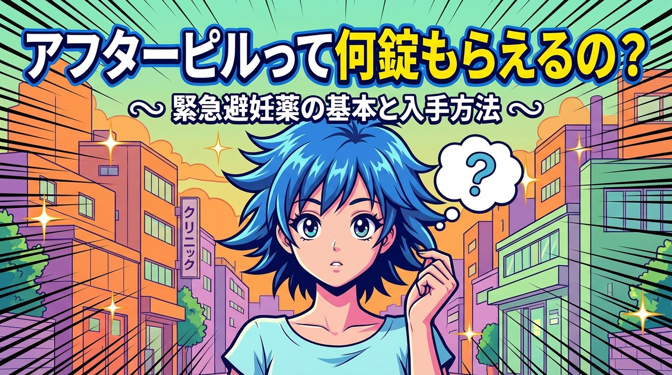 アフターピルって何錠もらえるの？