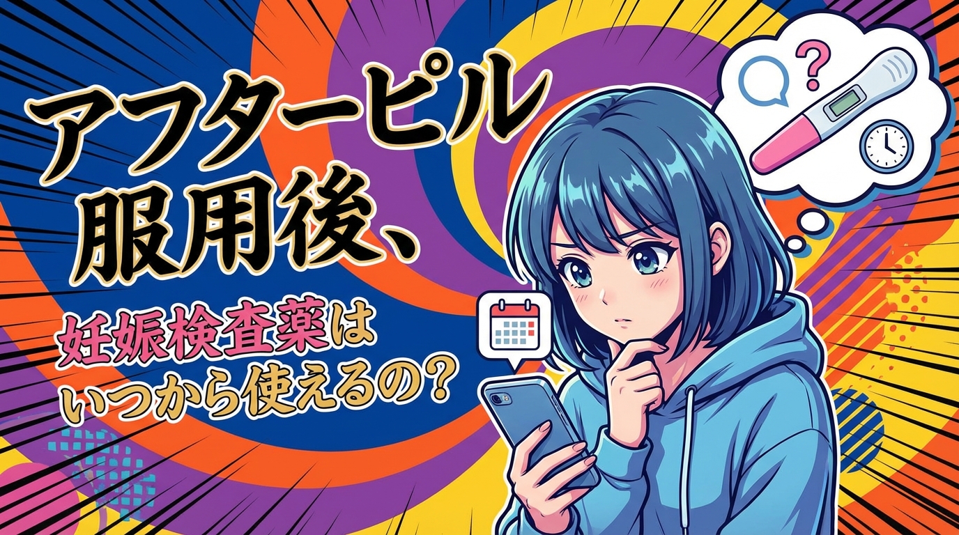 アフターピル服用後、妊娠検査薬はいつから使えるの？