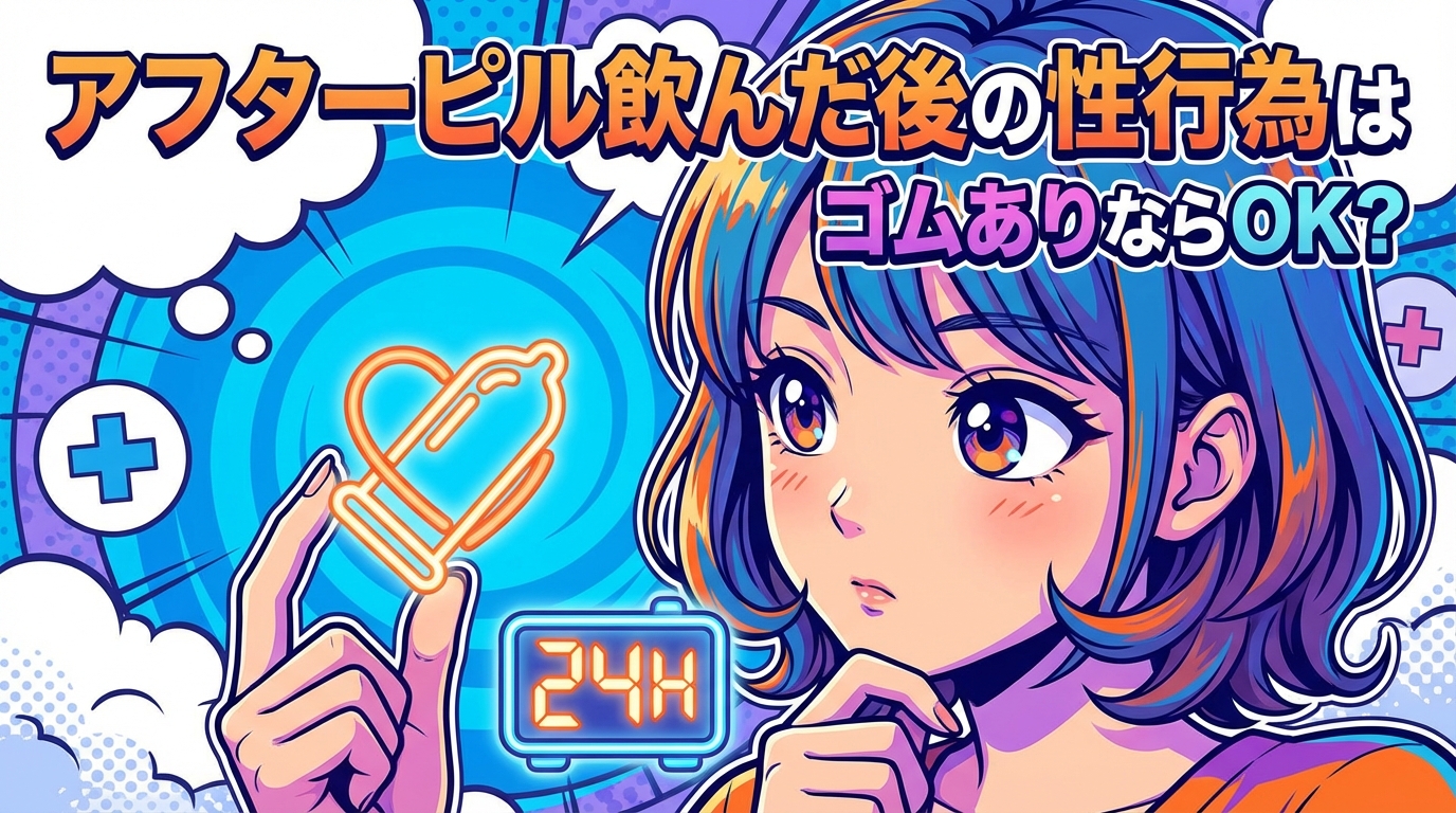 アフターピル飲んだ後の性行為はゴムありならOK？