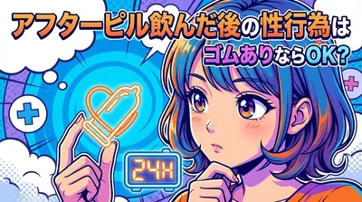 アフターピル飲んだ後の性行為はゴムありならOK？