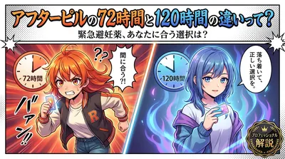 アフターピルの72時間と120時間の違いって？