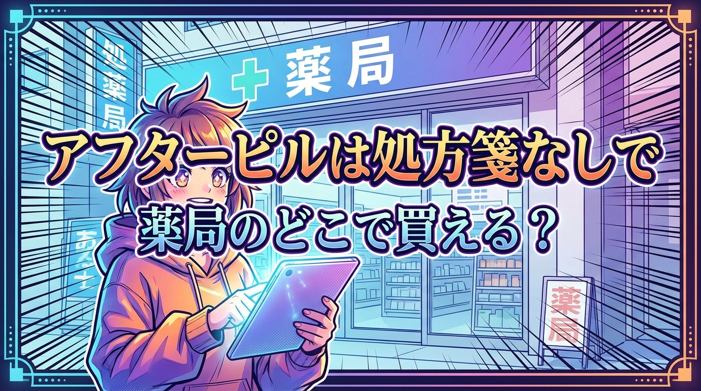 アフターピルは処方箋なしで薬局のどこで買える？