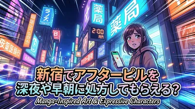 新宿でアフターピルを深夜や早朝に処方してもらえる？