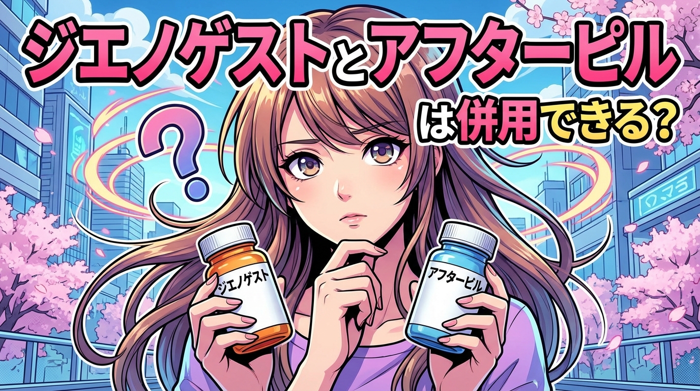 ジエノゲストとアフターピルは併用できる？