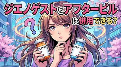 ジエノゲストとアフターピルは併用できる？
