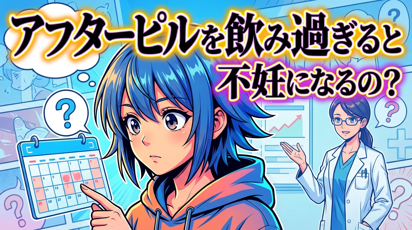 アフターピルを飲み過ぎると不妊になるの？