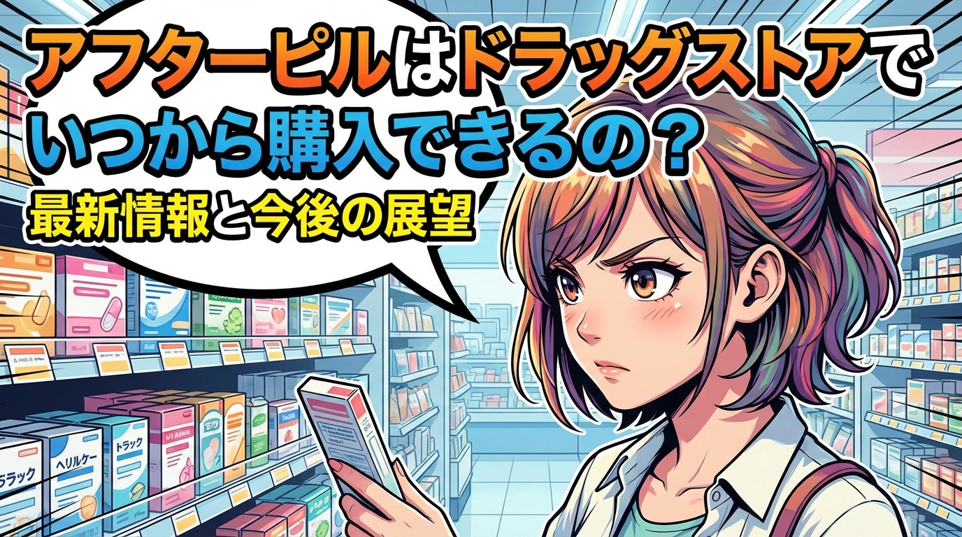 アフターピルはドラッグストアでいつから購入できるの？