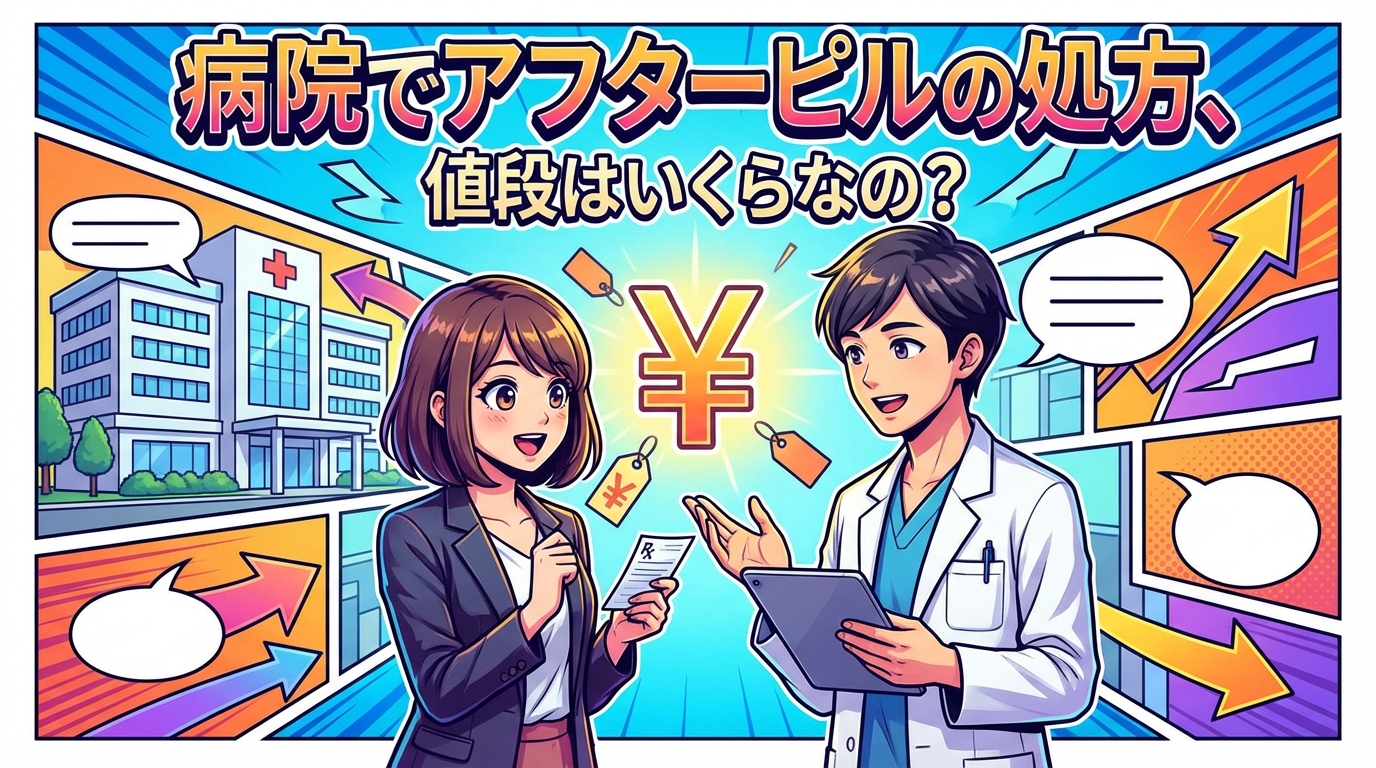病院でアフターピルの処方、値段はいくらなの？