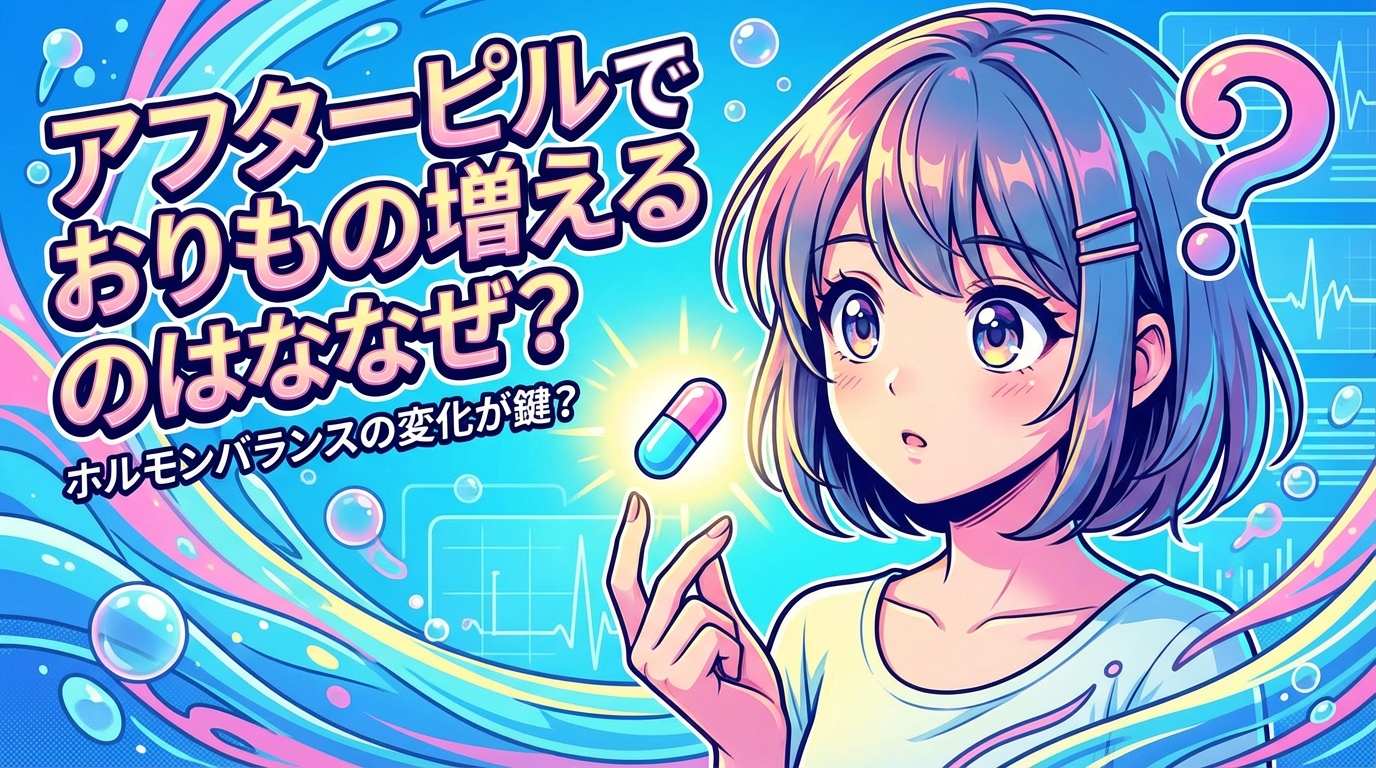 アフターピルでおりもの増えるのはなぜ?