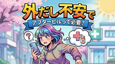 外だし不安でアフターピルって必要？