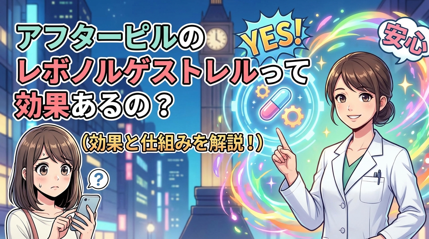 アフターピルのレボノルゲストレルって効果あるの?