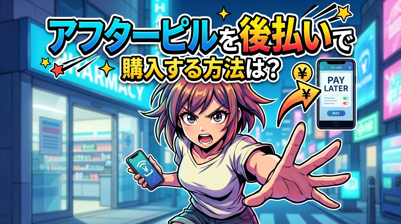 アフターピルを後払いで購入する方法は？