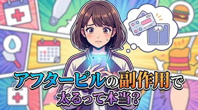 アフターピルの副作用で太るって本当？