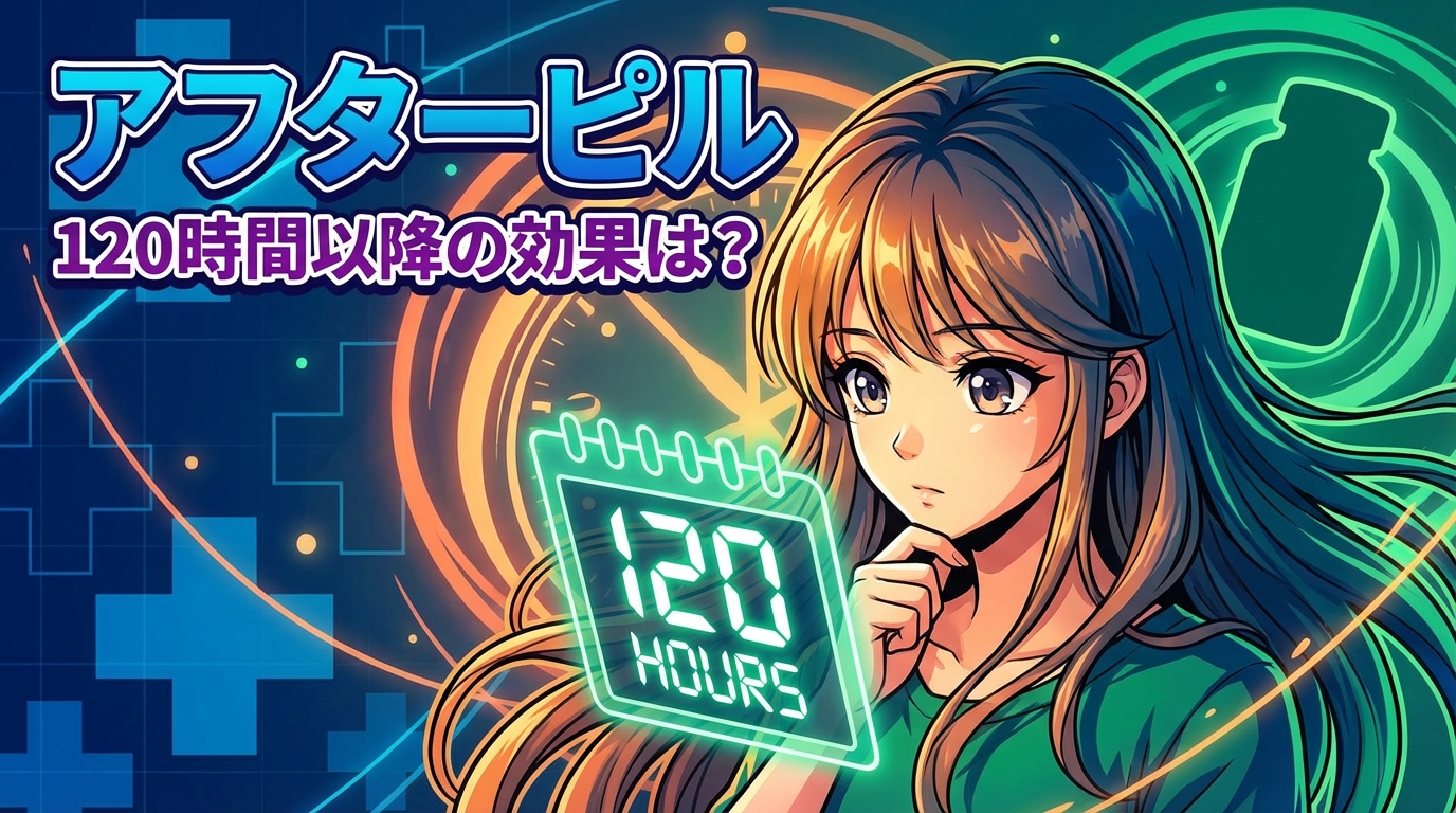 アフターピル120時間以降の効果は？