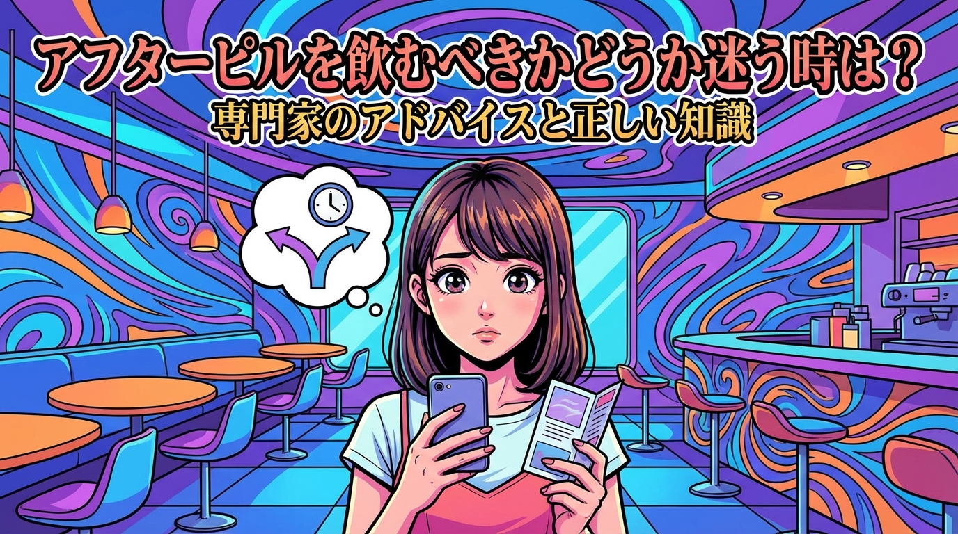 アフターピルを飲むべきかどうか迷う時は？