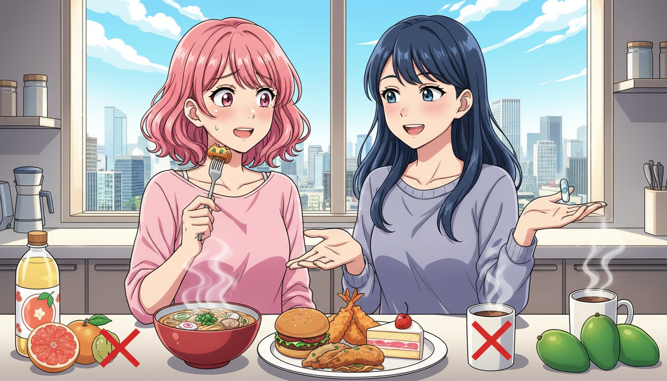 結論：基本的には食事制限なし、でも注意すべき食品はある