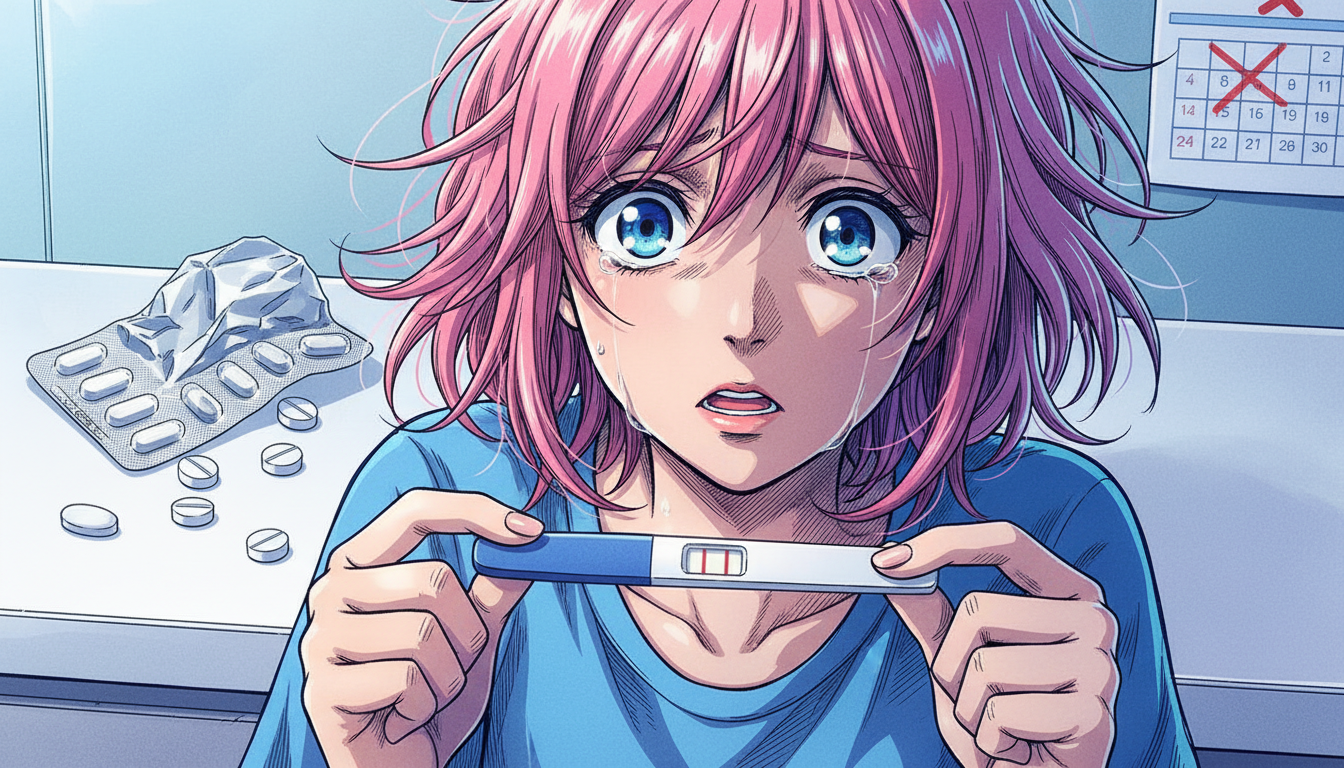 結論：アフターピルを飲んでも妊娠検査薬が陽性になる確率は約1〜3%